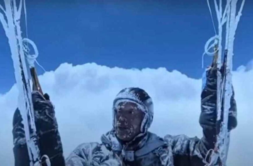 Параплан дивом вижив після польоту на висоті 8000 метрів