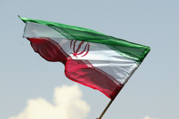 The Iranian flag flies during a demonstration in front of the British embassy in Tehran on January 28, 2009. On Monday, Israel’s Ministry of Defense announced the seizure of 187 crypto wallets, which it says have received $1.5 billion and are linked to Iran’s Revolutionary Guard. File Photo by Mohammad Kheirkhah/UPI