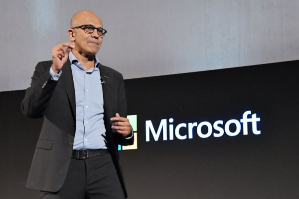 Microsoft CEO Satya Nadella, seen here at an event in Tokyo, Japan in November of 2018. The EU announced Thursday that Microsoft has promised to detangle its Teams app from its 365 suites. File Photo by Keizo Mori/UPI