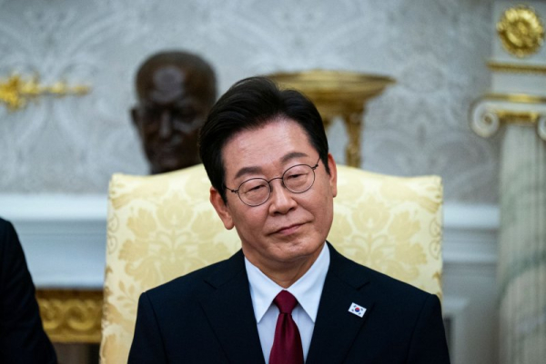 The administration of South Korean President of South Korea Lee Jae Myung, pictured here at the White House on Aug. 25, had nominated Roh Jae-heon the eldest son of former South Korean President Roh Tae-woo, to serve as ambassador to China. Photo by Al Drago/UPI