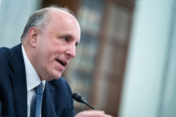 Deputy Secretary of CommercePaul Dabbar spoke at his confirmation hearing in Washington in May. Before his confirmation, he was the CEO of Bohr Quantum Technology. File Photo by Annabelle Gordon/UPI.