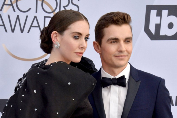 Alison Brie and Dave Franco arrived at the SAG Awards in 2019. The real-life couple are in the movie 