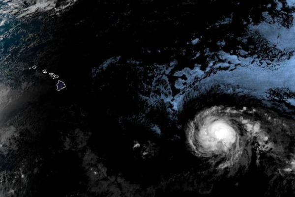 Hurricane Kiko was expected to continue on the path toward the Hawaiian Islands over the next several days, but it's unclear to what extent it might impact the state. Photo courtesy of National Oceanic and Atmospheric Administration