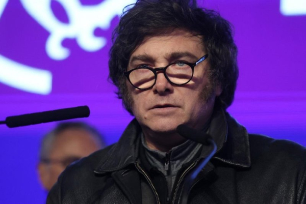 In a 15-minute televised address Monday night, Argentine President Javier Milei repeated his call to maintain fiscal balance. Photo by Juan Ignacio Roncoroni/EPA