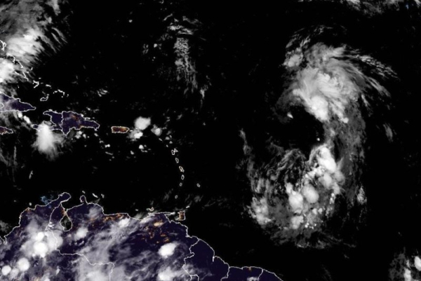 The National Hurricane Center advised the island of Bermuda to monitor Tropical Storm Gabrielle as it travels through the Atlantic Ocean. Photo courtesy of the NOAA