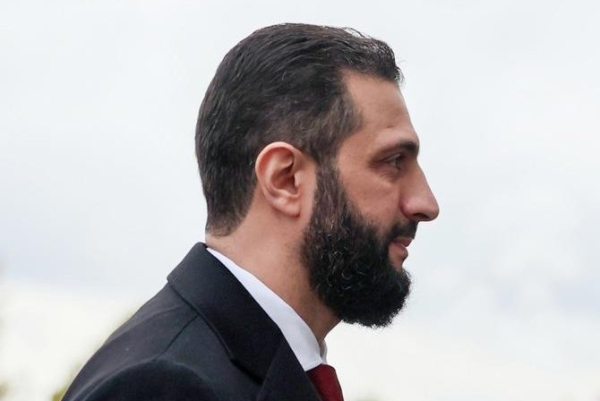 Президент Сирії Ахмад Шараа заявив у середу, що Сирія є «фундаментальною опорою» стабільності в регіоні. Фото Сергія Савостьянова/Sputnik/Kremlin Pool/EPA Syrian President Ahmad Sharaa said Wednesday that Syria constitutes a “fundamental pillar” of the region’s stability. Photo by Sergei Savostyanov/Sputnik/Kremlin Pool/EPA