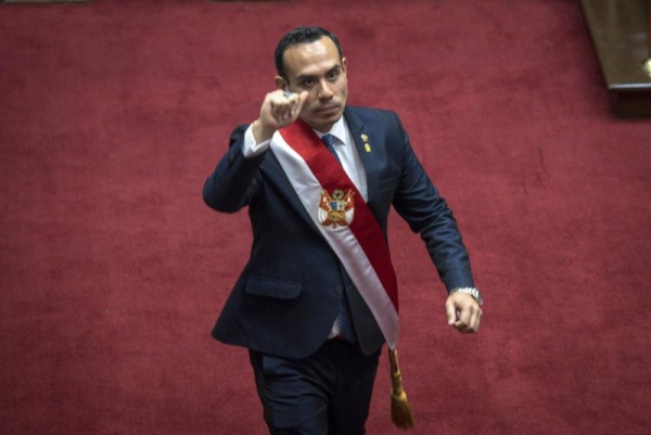 Peru’s new president, José Jerí, has been anable to form a Cabinet. Photo by John Reyes Mejia/EPA