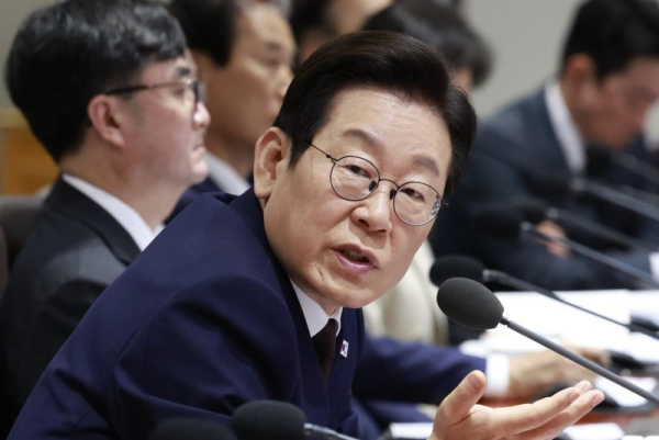 South Korea will dispatch a task force to Cambodia on Wednesday to oversee the repatriation of citizens being held in the country after a surge of kidnappings, the office of President Lee Jae Myung said Tuesday. Lee discussed the issue during a Cabinet meeting at the presidential office in Seoul. Pool Photo by Yonhap/EPA