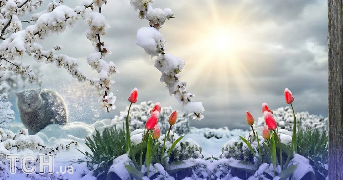 Сніг у квітні: коли прийде тепло