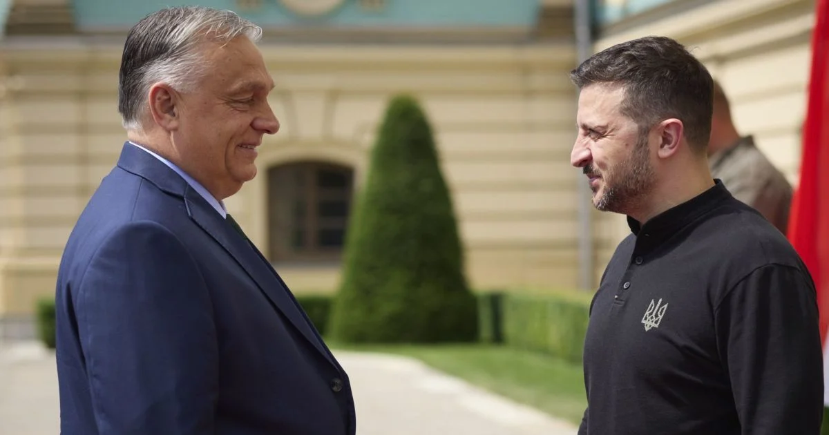 Зеленський і Орбан у Києві. Архівне фото