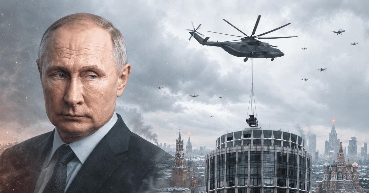 Володимир Путін і встановлення ППО "Панцир-СМД-Е" на висотку у Москві Володимир Путін і встановлення ППО "Панцир-СМД-Е" на висотку у Москві