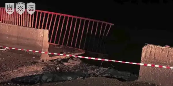 Чонгарський міст знову зазнав ушкоджень, об'єкт повністю недієздатний 19