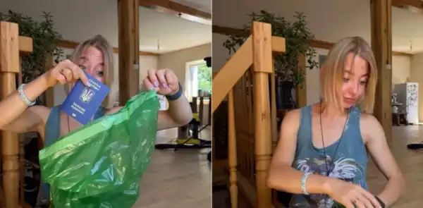 Ажіотаж призвів до звернень до СБУ: блогерка знищила український паспорт і поскаржилася на наслідки 14