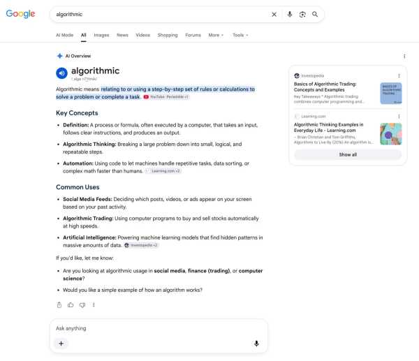 Google розпочала автоматичне впровадження AI Overviews у пошуку. Чому сайти можуть втратити ще більше трафіку? 4