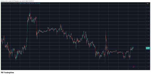 Головна 50 Злет Filecoin на 25%, Bitcoin тримає $77 тисяч на старті важливого тижня