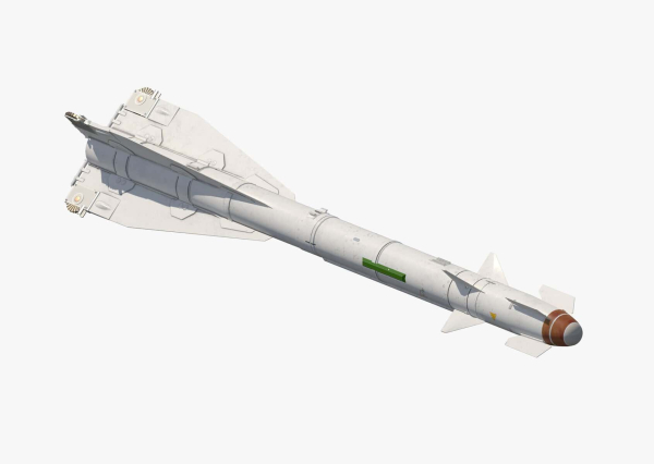 Ракета Р-60 (AA-8 Aphid). Рендер: free3d.com